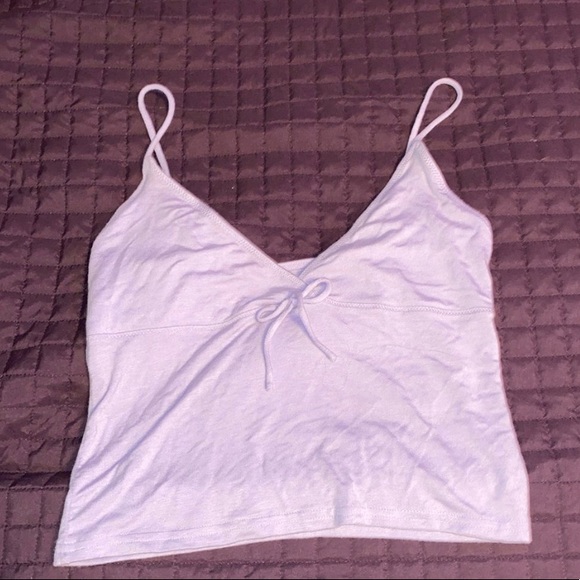 Purple spaghetti strap tie top💜 - Picture 1 of 3